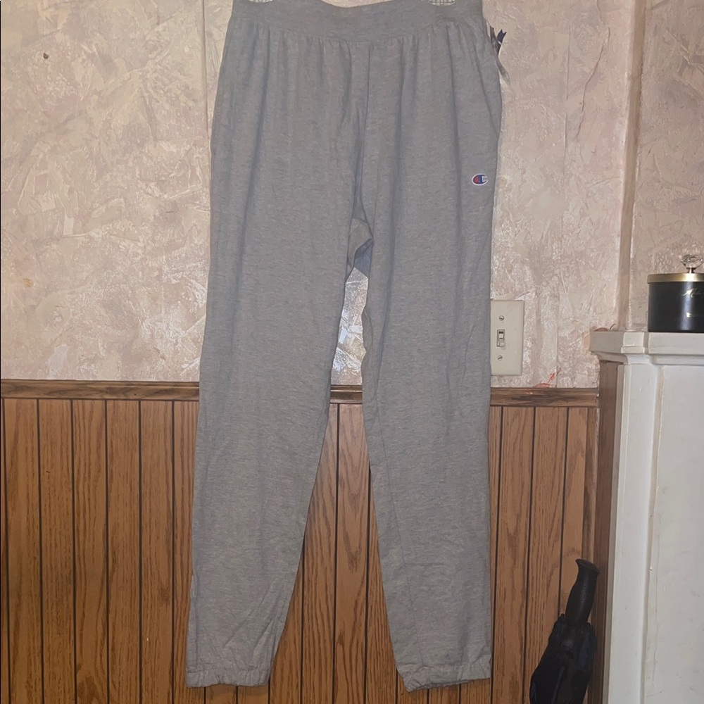 Champion Light Gray  Sweatpants (m)(nwt)